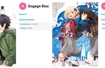“Engage Kiss” and “Lycoris Recoil” Rated by the BBFC for Physical Media & Streaming in the UK