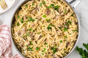 Italian Sausage Alfredo Recipe – Lana’s Cooking