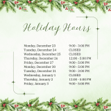 AMI’s 2024 – 2025 Holiday Hours