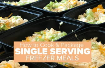 How to Cook and Package Single Serving Freezer Meals