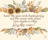 Week 4 – Sparrow’s Song Ministries