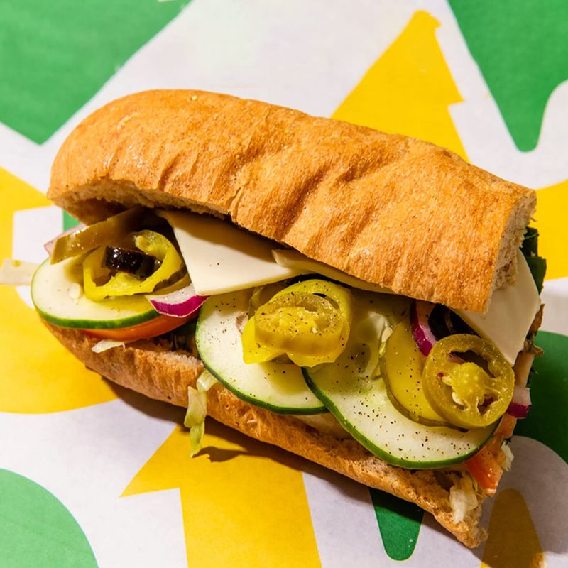 Veggie Delight with Extra Cheese and Sauces