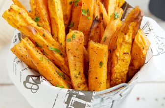 Air-Fryer Sweet Potato Fries – About a Mom
