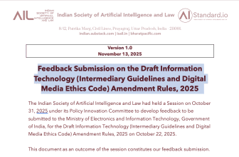 ISAIL Submits Feedback on Oct 2025 Synthetic Information Amendments on IT Rules by MeiTY