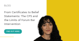 From Certificates to Belief Statements: The CPS and the Limits of Forum Bar Intervention | Criminal Law Blog