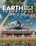 Earth Day n Night Experience Coming to The Great American Beer Hall in Medford