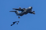 The RAF conducts a record-breaking air drop from an A400M