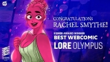 From Earth’s End – a New Zealand Comics Blog: Rachel Smythe wins Eisner Award for Best Webcomic for Lore Olympus!