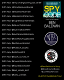 📚 Bookstagram Tour Announcement – Spy Code by Ben Baldwin | Proudly organised by @LoveBooksTours #SupportingAuthors #BookPromotion #BookBloggers – Kelly Lacey & Love Books Tours