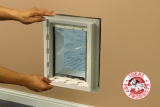 Installing a wall pet door is easier than you think