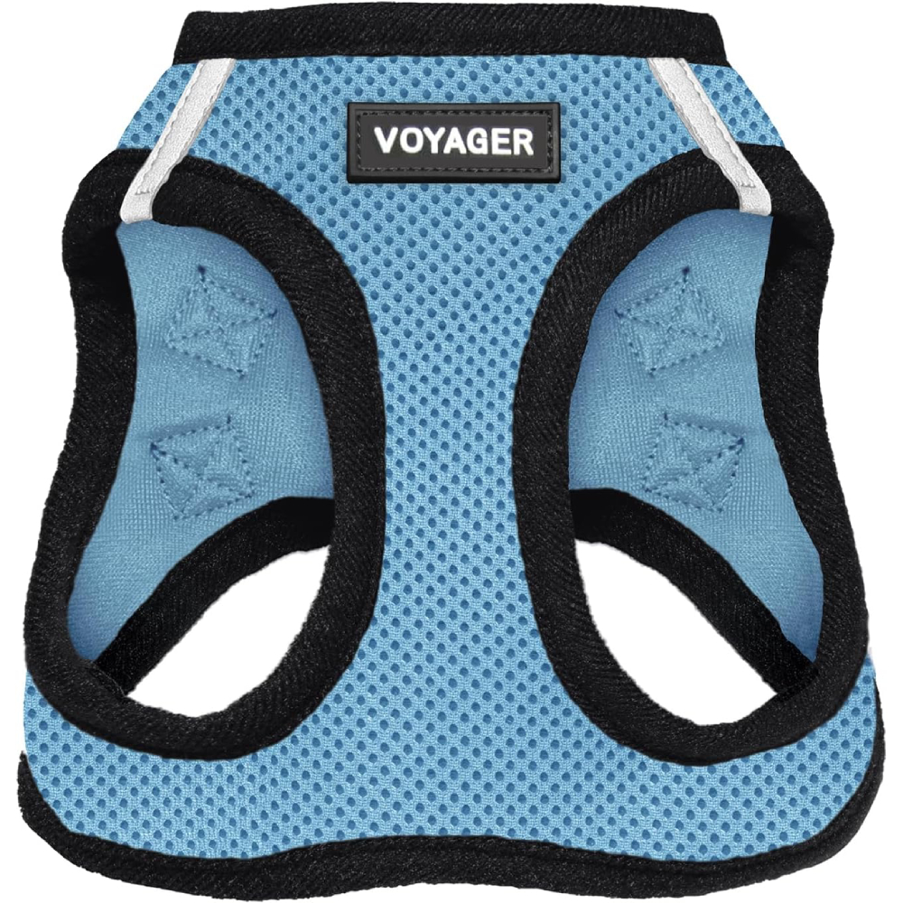 Best Pet Supplies Voyager Black Trim Mesh Dog Harness