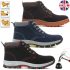 Mens Groundwork Snow Winter Boots Ice Calf Waterproof Hiking Touch Fasten Strap