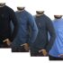 2 Pack Men Long Sleeve T Shirt Cotton Round Neck Top Plain T-shirt Tee Top S-3XL