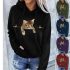 2025 UK Women Cherry Fox Boutique Winter Hoodies Casual Sweatshirts  PLUS SIZE
