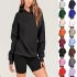 Ladies Hooded Sweatshirt Zip Hoodie Women Hoody Top Sweatshirt Fleece Longline