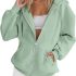 Unisex Sherpa Hoodies Kangaroo Pouch Sweatshirts with Cat Pocket Dog Carrier Top