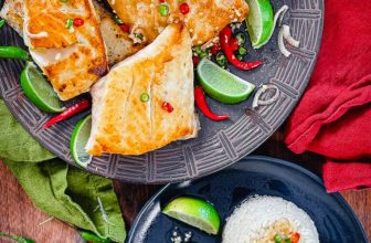 Pan Seared Red Snapper with Prik Nam Pla