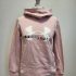 NN155 WOMENS ADIDAS GREY DRAWSTRING ZIPPED SWEATSHIRT HOODIE UK S 8-10 EU 36-38