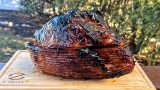 Maple Bourbon Butter Glazed Ham Recipe