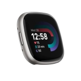 Google Fitbit Versa 4 Smart Watch Certified refurbished, Silver, NO STRAP
