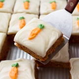 Carrot Cake Bars – With Cream Cheese Frosting!