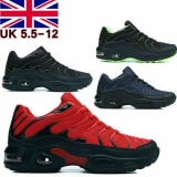 MENS SHOCK ABSORBING RUNNING TRAINERS CASUAL LACE GYM WALKING SPORTS SHOES SIZE