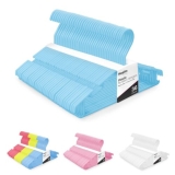 KEPLIN 36 Pack Plastic Kids Hangers, Nonslip Baby Coat Hanger Tubular Hangers