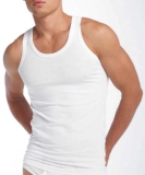 MENS WHITE VEST | 1 PACK PLAIN MEN VESTS | 100% COTTON SUMMER VESTS NEW S-5XL
