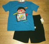 Ryan’s World  Tee Size 7 And Sleep Shorts Pajamas Size 6/8 Separates,SOLD AS SET