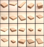 Brown Kraft Paper Gift Boxes Ring Bracelet Watch Black Insert Wholesale Bulk