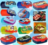 Plastic Kids Lunch Box, School, Traveling Food Container, Leakproof Sandwich Box