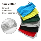 Men’s Jogging Shorts Gym Sports Running 100% Cotton Breathable Summer XS-XL Yoga