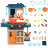 Xmas Kitchen Play Set For Kid Girl Boy Pretend Playset Cooking Toddler Toys 63CM