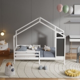 Treehouse Single Bed Frame 3FT Kids Sleeper Wooden House Low Childs Canopy Bed