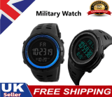 SKMEI Mens LED Digital Sport Watches Military Stopwatch Waterproof Date Watch UK