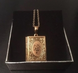 WOMENS ISLAMIC JEWELLERY NECKLACE GOLD PLATED QURAN ALLAH PENDANT LOCKET
