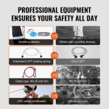 Backyard Zip Line Kit for Kids and Adults 60ft Steel Safety Harness Quick Setup