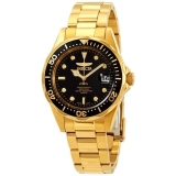 CHR’24 Invicta gold-plated Diver!  #8936 wave edged bezel 37.5×11 mens watch qtz