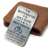 Perfect Valentines Day Gift For Him Her Anniversary Present Metal Card Keepsake