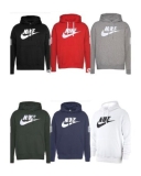 Nike Mens Sportswear Big Logo Club Fleece Pullover Hoodie Hooded Sweatshirt