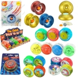 LED LightUp Plastic, Metal Yoyos Clutch Mechanism Tricks Kids Toy Xmas Gift