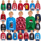 New Kids Childrens Boys Girls Xmas Christmas Winter Jumper Sweater Knitted Retro