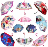 Kids Character Umbrella Dome Bubble Disney Marvel TV & Film Boys & Girls School