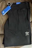 ADIDAS Men’s Black Large Must Haves Stadium Track Jog Pants RRP £50