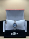 RRP £400 Ladies Tissot Bellissima Small Watch Ice Blue Dial Stainless Steel