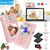 2024 Digital Camera HD 1080P 44MP 2.4” LCD Display Screen 16X Zoom Anti-Shake