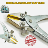Adjustable Screw Brass Jaw Parallel Pliers – Perfect for Jewellery and Crafting