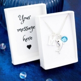 Dolphin Necklace, Personalised Gift, Ocean Jewellery, Cute Gifts For Girls