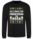 Ugly Christmas Beer Sweatshirt Adults Kids Jumper Gift Sweater Funny Alcohol