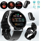 Watch with Earbuds Fitness Tracker Sleep Heart Rat Monitor for iOS Android